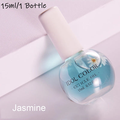 15ml/1 Bottle Dried Flowers Softener Nutritional Cuticle Oil 8Color Cuticle Oil Multi Fragrance Nail Edge Care Nail Art Tool*