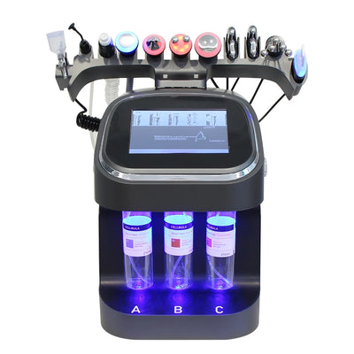 AOKO Updated 10 in 1 Bubbles Skincare Facial spa Hydrogen Purification Face Cleaning Professional Beauty Machines