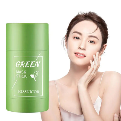 1/10Pcs Green Tea Face Cleansing Mask Stick Shrink pores Blackhead Remover facial Cleansing Moisturizing Mask SkinCare Face Care