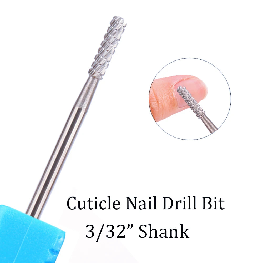 1pc Tungsten Carbide Nail Drill Bit Cutter For Manicure Machine Carbide Electric Nail Drill Milling Cutter For Nail Accessories