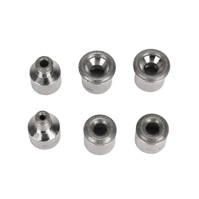 6pcs Dermabrasion Tips Microdermabrasion Skin Peeling Replacement Tips 6 Units For Stainless Wands Diamond Peel Vacuum Machine