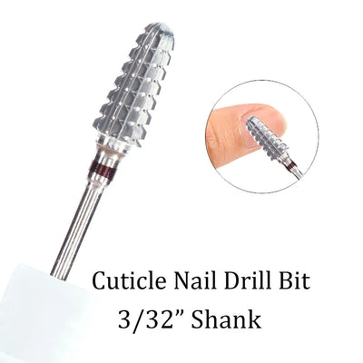 1pc Tungsten Carbide Nail Drill Bit Cutter For Manicure Machine Carbide Electric Nail Drill Milling Cutter For Nail Accessories