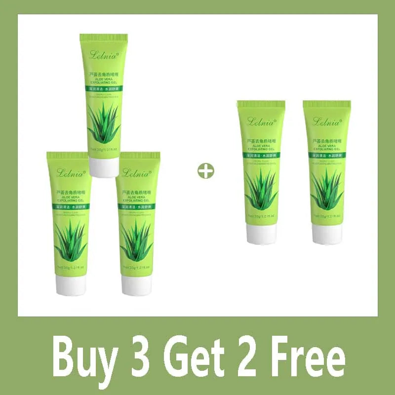 Facial Exfoliating Gel, Non-Scrub Gentle Exfoliant for Face & Body Dead Skin Peeling & Cleansing, Revealing Glowing Skin 30ml