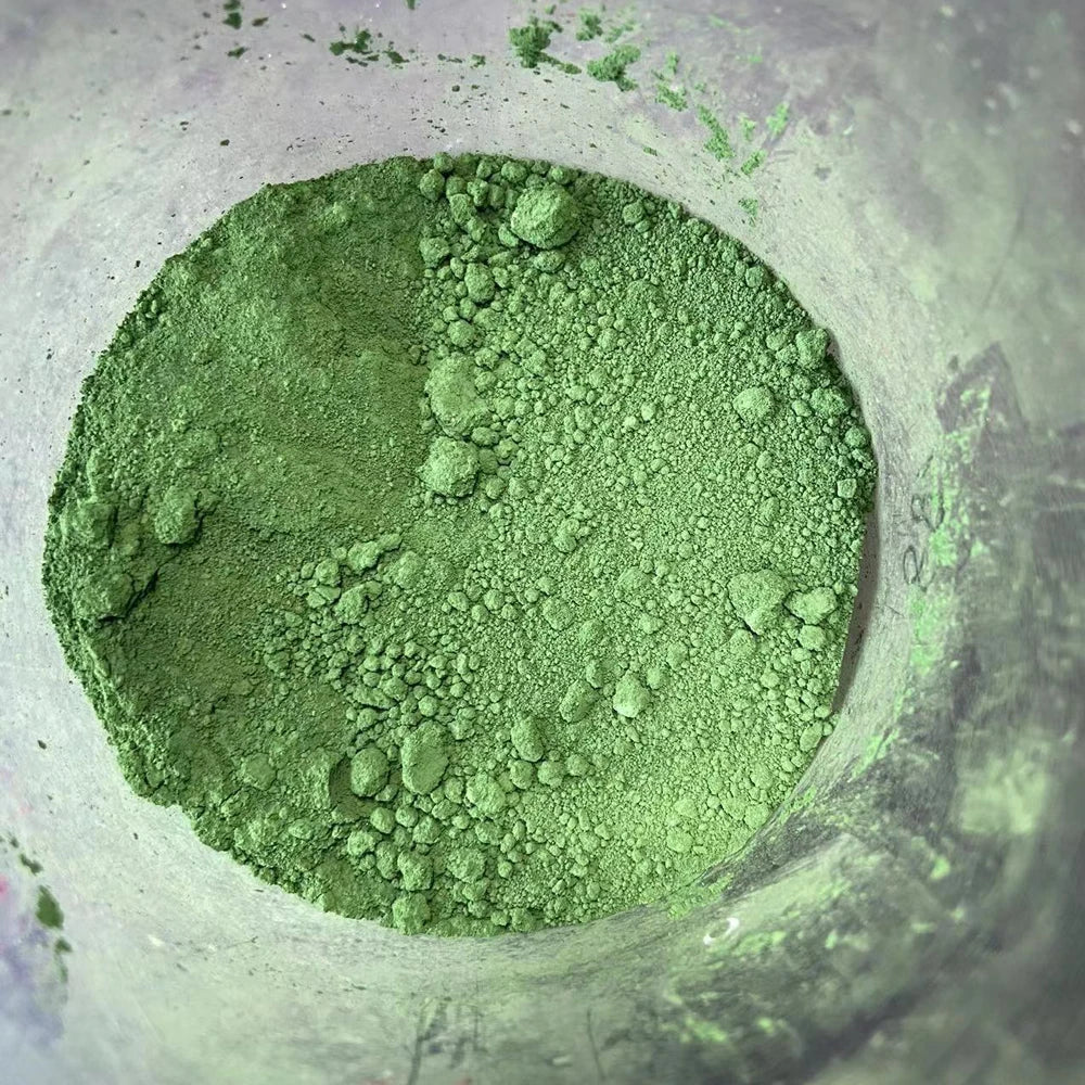 Cosmetic Grade Matte Chromium Oxide Hydroxide Green Pigment Iron Oxide Powder Use Lipstick DIY Nail Polish Brick Paint Candle