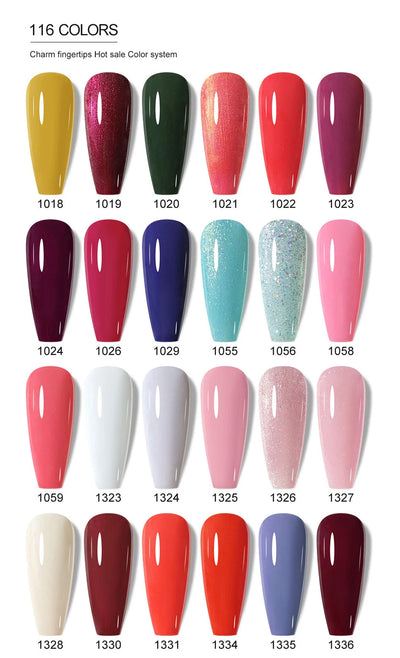 Clou Beaute Nail Gel Polish Kit 15ml Soak Off UVLED Nails Varnish Semi Permanent Nail Art Gels Lacquer Top Base Coat Gel Lacquer