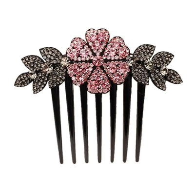 Women Hair Comb Rhinestone Crystal Hair Clips Hairpins Lady Bride Wedding Party Headdress Headwear Elegant Hair Accessories