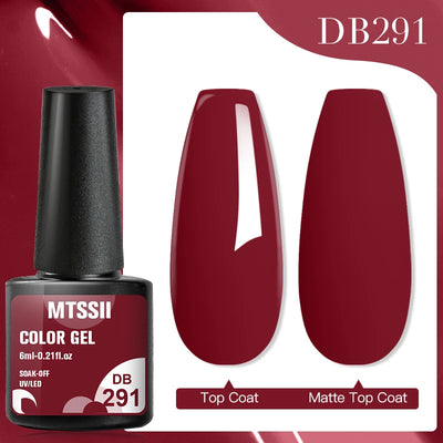 Mtssii 6ml Nail Gel Jelly Eggshell Gel Nail Polish Transparent Gel Soak Off Nail Art Gel UV LED Varnish