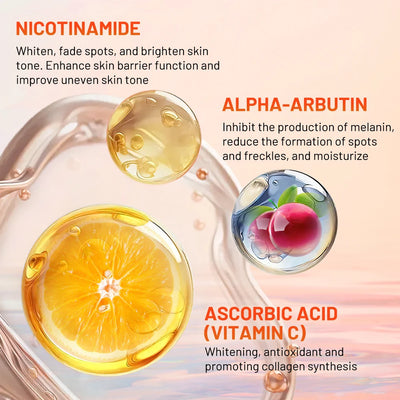 Vitamin C Whitening Facial Serum Anti Aging Moisturzing Serum Face Care VC Remove Dark Spots Serum Anti Wrinkle Skin Care Women