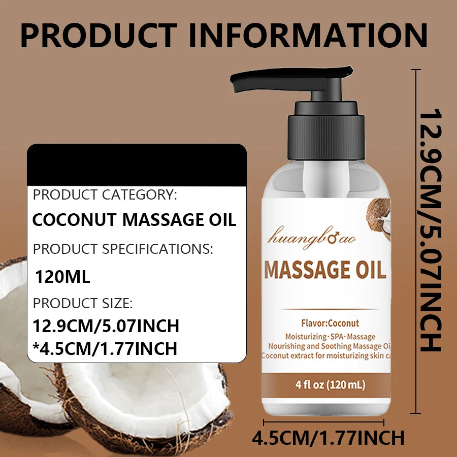 Lavender Massage Oil for Couples - Full Body Massage Oil for Date Night Massage Smooth Gliding Formula Valentine's Day present