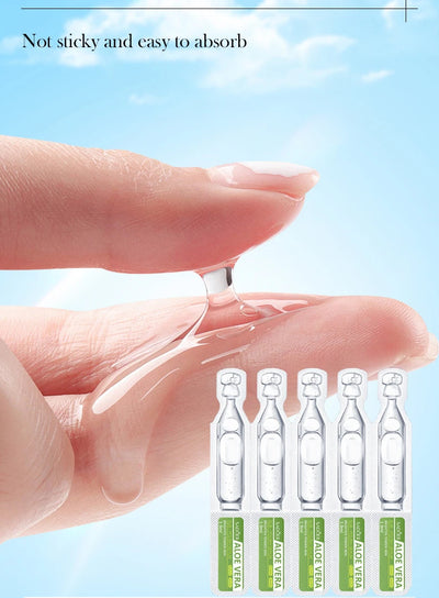 SADOER Aloe Vera Anti Aging Face Serum Moisturizing Brightening Firming Hydrating Facial Essence Beauty Face Skin Care Products