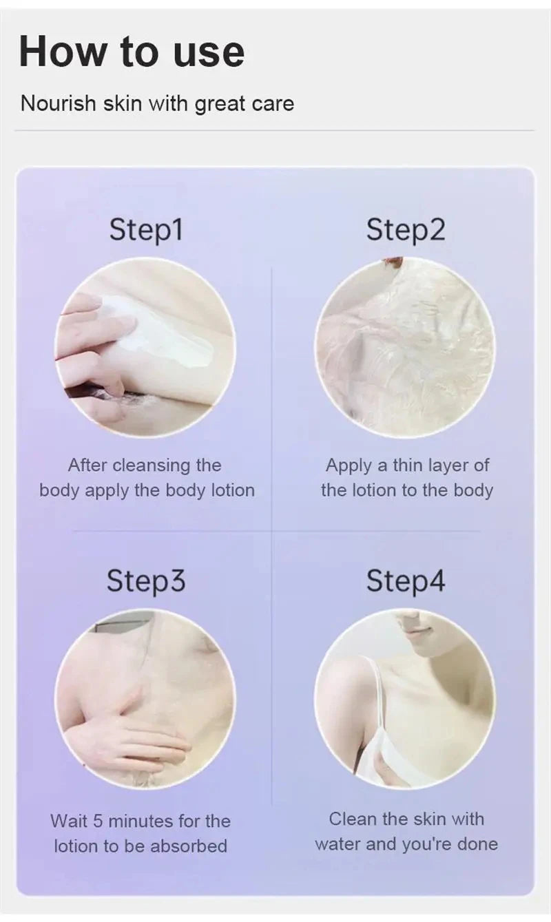 Body whitening cream niacinamide whitening lightening private armpit knee inner thigh whitening nourishing moisturising cream