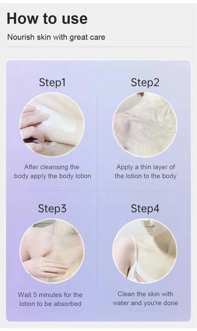 Body whitening cream niacinamide whitening lightening private armpit knee inner thigh whitening nourishing moisturising cream