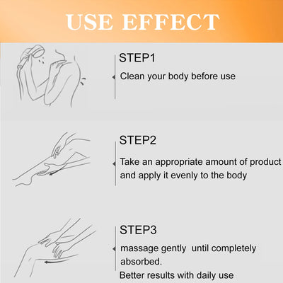 100ML Whitening Cream Turmeric Body Lotion After-Sun Repair Moisturizing Smoothing Skin Lightening Cream for Dark Skin