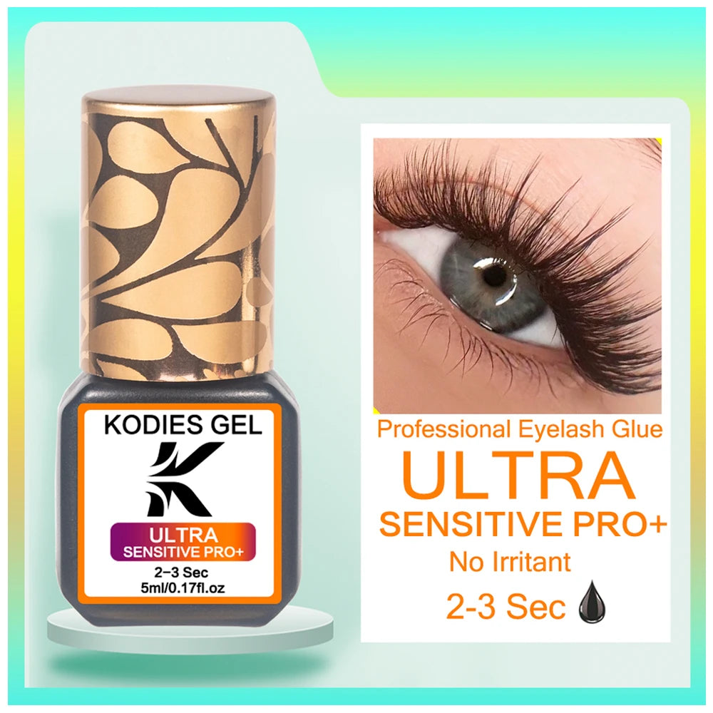1PCS Sensitive Eye Lash Glue No Irritant 5ml Fast Dry Semi-Permanent Open Eye Eyelash Glue Extension Supplies Bonder Lash Primer