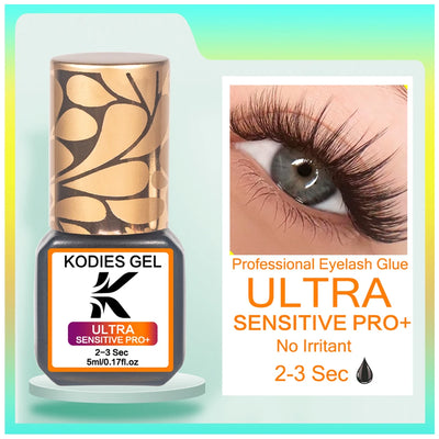 1PCS Sensitive Eye Lash Glue No Irritant 5ml Fast Dry Semi-Permanent Open Eye Eyelash Glue Extension Supplies Bonder Lash Primer