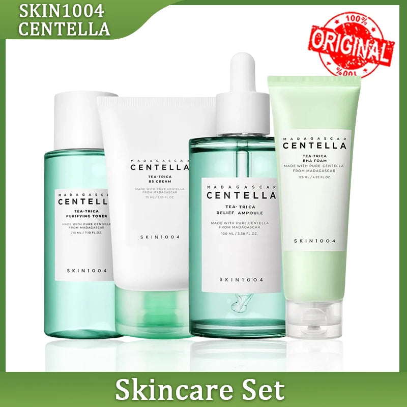 New Skin1004 Centella Asiatica Toner Cleanser Facial Serum Cleansing Oil & Moisturizer Skincare Set Original Products
