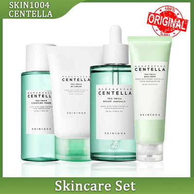 New Skin1004 Centella Asiatica Toner Cleanser Facial Serum Cleansing Oil & Moisturizer Skincare Set Original Products