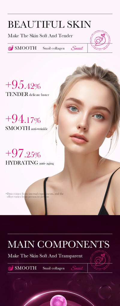 1/3/5/10pcs Snail Collagen Moisturizing Face Mask Replenishment Firming Tender Facial Mask Skin Care Korean Cosmetics