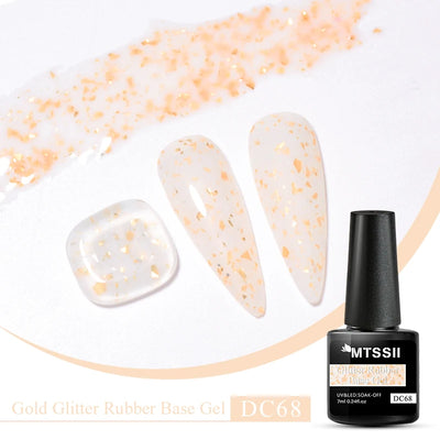 Mtssii 6ml Nail Gel Jelly Eggshell Gel Nail Polish Transparent Gel Soak Off Nail Art Gel UV LED Varnish