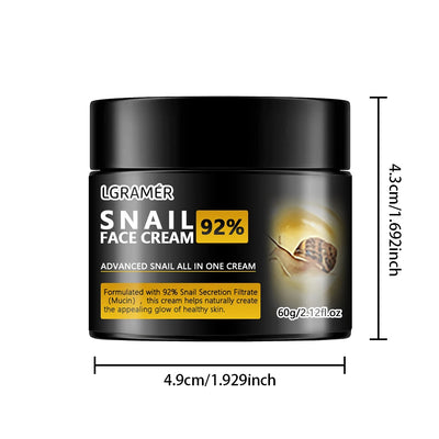 Anti Wrinkles Snail Face Cream Collagen Moisturizing Nourish Repair Face Damaged Lift Firm Smooth Bright Whitening Skin Care