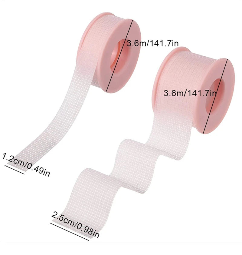 1pc Non-woven Medical Silicone Gel Eyelash Tape Breathable Sensitive Resistant Under Eye Pad Eyelash Extension Tape Makeup Tools