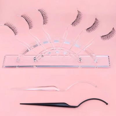 10/2pcs False Eyelash Extension Style Display Board Grafting Eyelash Try on Effect Exhibit Auxiliary Fake Lashes Holder Tools