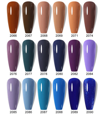 Clou Beaute Nail Gel Polish Kit 15ml Soak Off UVLED Nails Varnish Semi Permanent Nail Art Gels Lacquer Top Base Coat Gel Lacquer