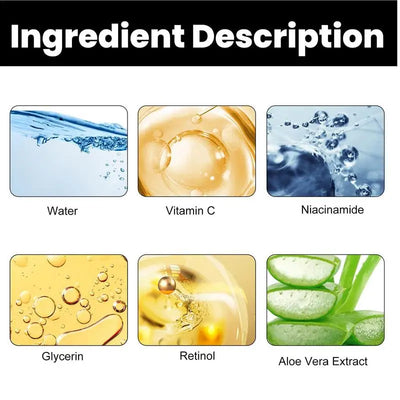 Melanin Correcting Facial Serum Dark Spot Corrector Remover Skin Care Moisturizing Repair Serum Hyaluronic Acid Vitamin C Serum