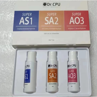 3PCS AS1 SA2 AO3 High Concentrated Aqua Peeling Solution 30ML For Hydra Dermabrasion Beauty Machine Facial Skin Care Cleansing