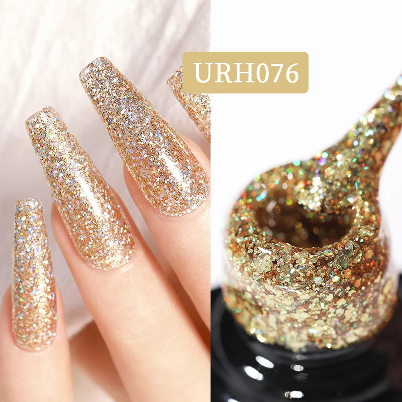 UR SUGAR 7ml Nude Pink Color Nail Gel Polish Semi Permanent Soak Off UV DIY Nail Art Gel Long Lasting Design Manicure Supplies