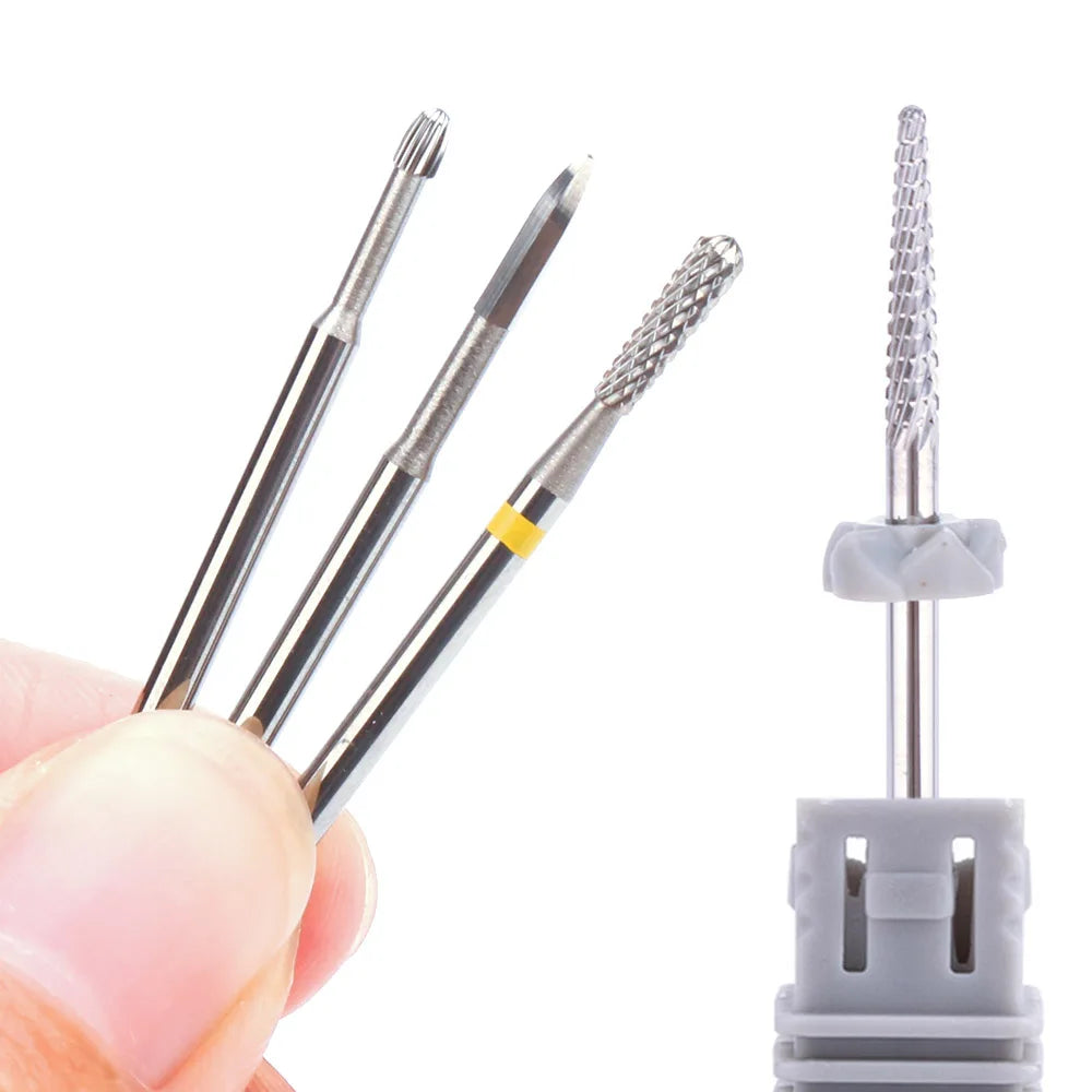 1pc Tungsten Carbide Nail Drill Bit Cutter For Manicure Machine Carbide Electric Nail Drill Milling Cutter For Nail Accessories