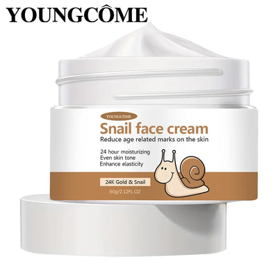 Korean Snail Essence Cream Collagen Anti Wrinkle Facial Skin Care Moisturizing  Hyaluronic Acid Moisturizer Nourishing Whitening
