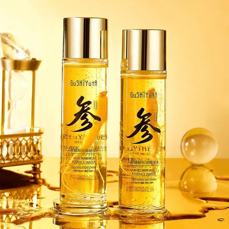 NEW 100ml/120ml Gold Ginseng Face Essence Polypeptide Anti-wrinkle Lightning Moisturizing Facial Serum Skin Care Products