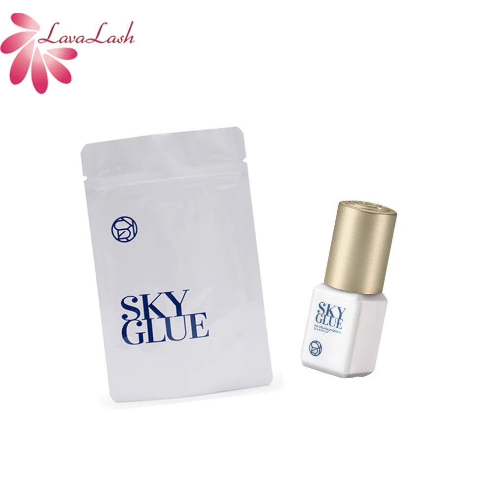 Sky Glue NEW 0.5s Original Korea Fastest Drying Eyelash Extension Glue 5ml Lasting 6 Week False Lash Tool SKY Cola