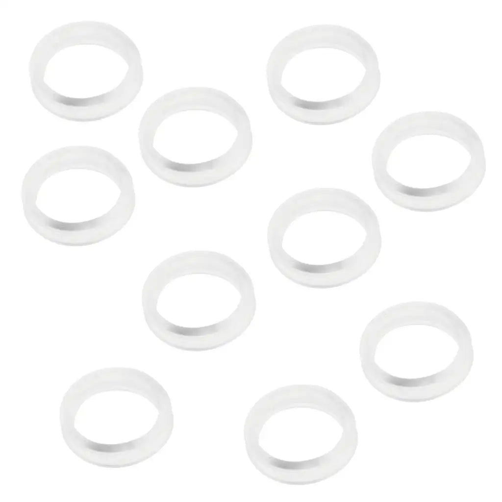 10 Pieces Barber Hair Shears Scissors Finger Rings Grips Inserts - Soft Rubber Ring Sizer, Fits Most Shears