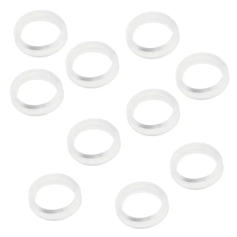 10 Pieces Barber Hair Shears Scissors Finger Rings Grips Inserts - Soft Rubber Ring Sizer, Fits Most Shears