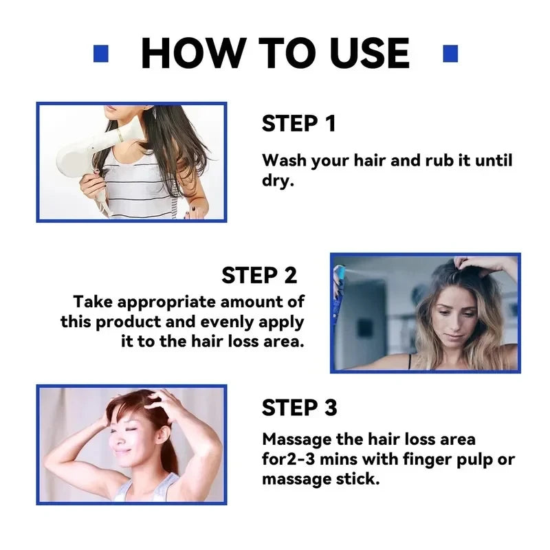 Ginger Hair Growth Essence Yuda Pilatory Stop Hair Loss Fast Hair Growth Products for Men and Woman  Grow Restoration 30ml