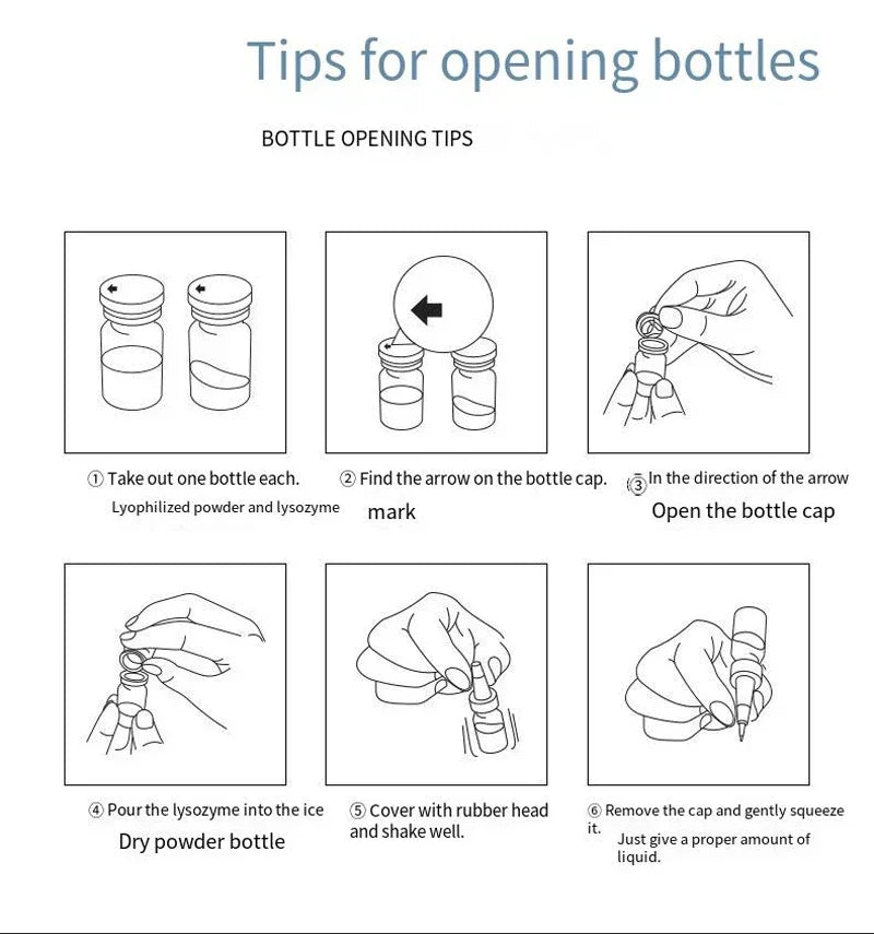 Polypeptide Placenta Freeze-dried Powder Essence Repair Facial Hydrating Nourishing Pore Shrinking Skin Rejuvenate Skin Care