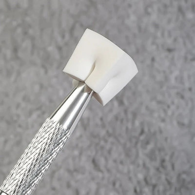 Mini Square Nail Art Sponge 4 Claws Metal Grabber Pen Nail Sponge Manicure Tools Gradient Brush Glitter Powder Dotting Pen