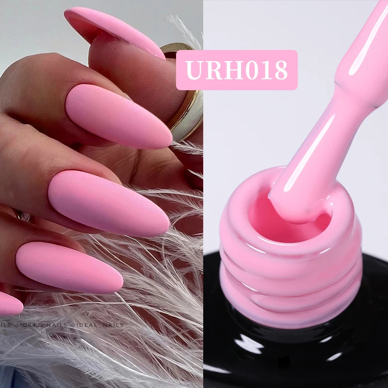 UR SUGAR 7ml Nude Pink Color Nail Gel Polish Semi Permanent Soak Off UV DIY Nail Art Gel Long Lasting Design Manicure Supplies