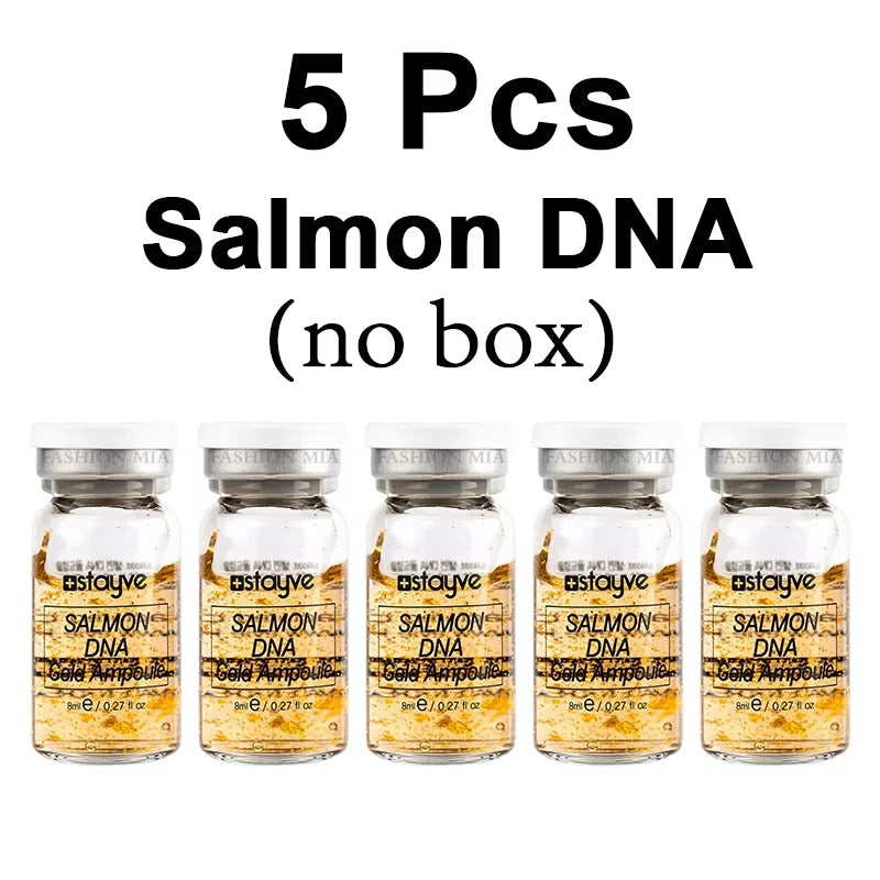 8ml Salmon DNA Gold Ampoule Skin Booster Serum Stayve BB Cream Glow Beginner Starter Kit Korea Face Skin Care Essence Foundation