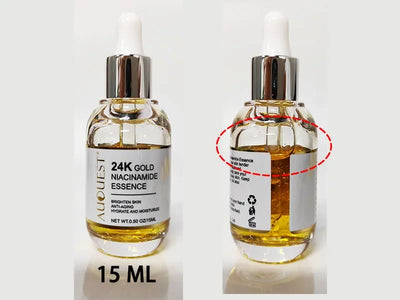 AUQUEST 24k Gold Face Serum Hyaluronic Acid Serum Moisturizing Whitening Anti Aging Wrinkle Face Skin Care 15ml