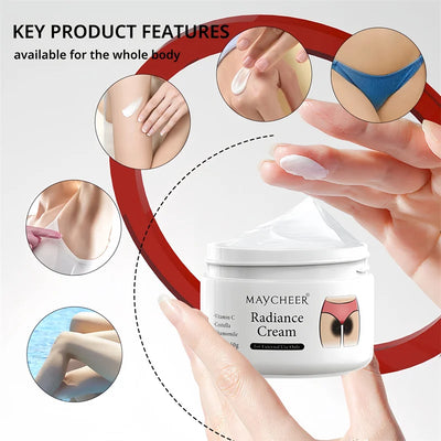 Whitening Cream Private Parts Underarm Bleaching Serum Whiten Butt Knee Brighten Inner Thigh Intimate Parts Dark Remove Melanin