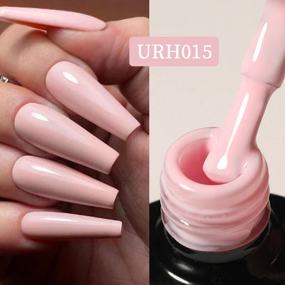 UR SUGAR 7ml Nude Pink Color Nail Gel Polish Semi Permanent Soak Off UV DIY Nail Art Gel Long Lasting Design Manicure Supplies