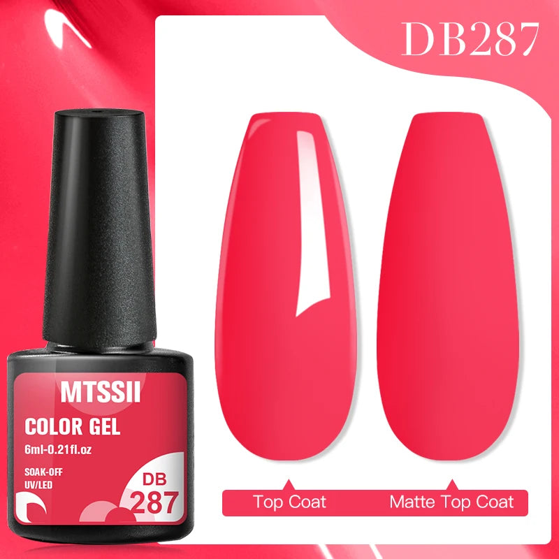 Mtssii 6ml Nail Gel Jelly Eggshell Gel Nail Polish Transparent Gel Soak Off Nail Art Gel UV LED Varnish