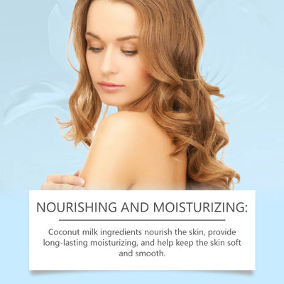 Coconut Body Scrub Exfoliating Remove Dead Skin Fading Dark Spots Softening Brightening Smoothing Cleansing Sea Salt Body Scrub