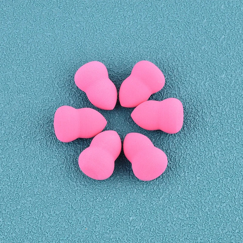 6/30/100Pcs Mini Makeup Sponge Soft Cute Face Beauty Egg Cosmetic Powder Puff for Foundation Cream Concealer Makeup Blender Tool