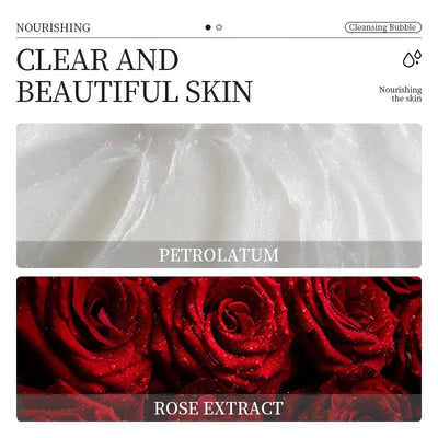 Rose Lip Balm Soft Lasting Nourishment and Moisture for Men and Women Fade Fine Lines Daily Care Lip Balm Clear Beautiful Skin