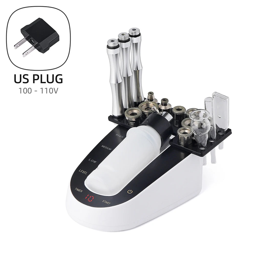 Facial Diamond Microdermabrasion Machine Water Spray Exfoliation Beauty Home Use Blackhead Exfoliation Face Peeling Pore Clean