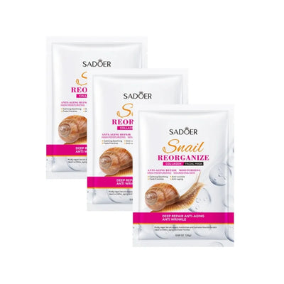 1/3/5/10pcs Snail Collagen Moisturizing Face Mask Replenishment Firming Tender Facial Mask Skin Care Korean Cosmetics